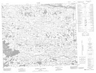 033E10 Riviere A La Truite Canadian topographic map, 1:50,000 scale