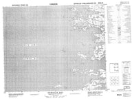 033E11 Akwatuk Bay Canadian topographic map, 1:50,000 scale