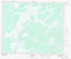 033F02 Lac Guillaumat Canadian topographic map, 1:50,000 scale