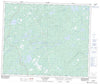 033F03 Lac Langelier Canadian topographic map, 1:50,000 scale