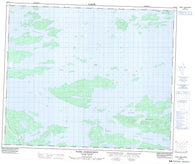 033F11 Passe Chimusuminu Canadian topographic map, 1:50,000 scale