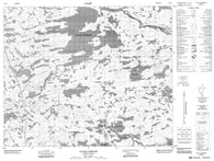 033G02 Lac De La Fregate Canadian topographic map, 1:50,000 scale