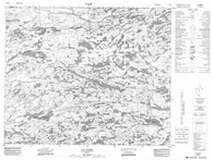 033G04 Lac Ewart Canadian topographic map, 1:50,000 scale