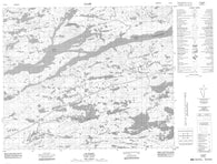 033G09 Lac Magin Canadian topographic map, 1:50,000 scale