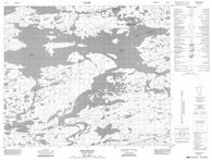 033G10 Baie Gavaudan Canadian topographic map, 1:50,000 scale