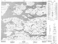 033G11 Lac Guyer Canadian topographic map, 1:50,000 scale