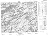 033H07 Lac Sauvolles Canadian topographic map, 1:50,000 scale