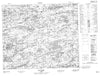 033H11 Lac Carmoy Canadian topographic map, 1:50,000 scale
