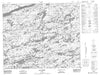 033H12 Lac Nochet Canadian topographic map, 1:50,000 scale