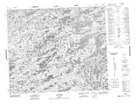 033I01 Lac Istre Canadian topographic map, 1:50,000 scale