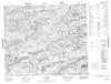 033I06 Lac Billet Canadian topographic map, 1:50,000 scale