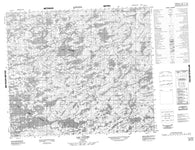 033I09 Lac Coates Canadian topographic map, 1:50,000 scale