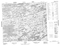 033I15 Lac Roz Canadian topographic map, 1:50,000 scale