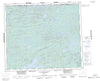 033I Lac Mistanukaw Canadian topographic map, 1:250,000 scale