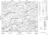 033J02 Lac Penneleau Canadian topographic map, 1:50,000 scale