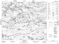 033J03 Lac Destrampes Canadian topographic map, 1:50,000 scale