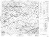033J05 Lac Goffreteau Canadian topographic map, 1:50,000 scale
