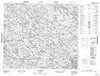 033J13 Lac Clerin Canadian topographic map, 1:50,000 scale