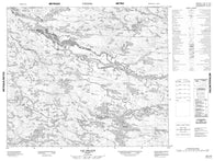 033J15 Lac Delaur Canadian topographic map, 1:50,000 scale