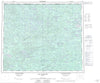 033J Lac Kinglet Canadian topographic map, 1:250,000 scale