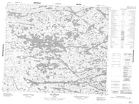 033K04 Lac Roggan Canadian topographic map, 1:50,000 scale