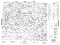 033K10  Canadian topographic map, 1:50,000 scale