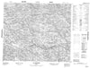 033K16 Lac Bondesir Canadian topographic map, 1:50,000 scale