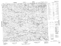 033L01 Lac Amounet Canadian topographic map, 1:50,000 scale