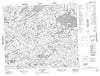033L08 Lac Darontal Canadian topographic map, 1:50,000 scale