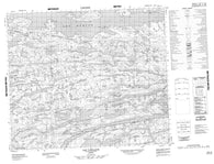 033L09 Lac Caillaud Canadian topographic map, 1:50,000 scale