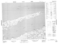 033L14 Pointe Majuriarvik Canadian topographic map, 1:50,000 scale