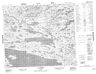 033L16 Lac Lomier Canadian topographic map, 1:50,000 scale