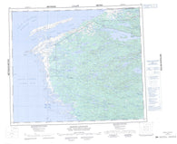 033L Pointe Louis Xiv Canadian topographic map, 1:250,000 scale