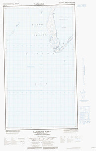 033M11W Sainsbury Point Canadian topographic map, 1:50,000 scale