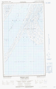 033M13E Freakly Point Canadian topographic map, 1:50,000 scale