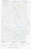 033N02W Lac Fagnant Canadian topographic map, 1:50,000 scale