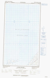 033N14E Duck Island Canadian topographic map, 1:50,000 scale