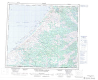 033N Poste De La Baleine Canadian topographic map, 1:250,000 scale