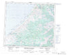 033N Poste De La Baleine Canadian topographic map, 1:250,000 scale