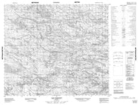 033O02 Lac Taraton Canadian topographic map, 1:50,000 scale