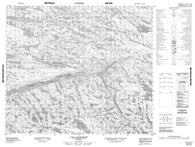 033O03 Lac Liancourt Canadian topographic map, 1:50,000 scale