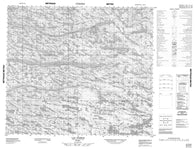 033O05 Lac Doison Canadian topographic map, 1:50,000 scale