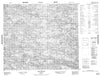 033O09 Lacs Mollet Canadian topographic map, 1:50,000 scale
