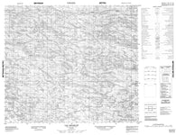 033O10 Lac Malecot Canadian topographic map, 1:50,000 scale