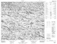 033O15 Lac Girardy Canadian topographic map, 1:50,000 scale