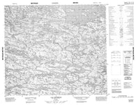 033O16 Lac Quereur Canadian topographic map, 1:50,000 scale