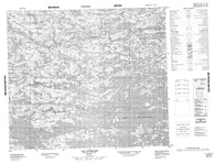 033P03 Lac Goselier Canadian topographic map, 1:50,000 scale
