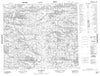 033P04 Lac Bribaut Canadian topographic map, 1:50,000 scale
