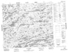 033P08 Lac Turbar Canadian topographic map, 1:50,000 scale