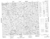 033P10 Lac Nion Canadian topographic map, 1:50,000 scale